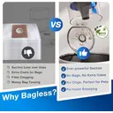 ECOVACS DEEBOT N20 PLUS Robot Vacuum - 8,000Pa Suction, With Mop, 300 Mins Runtime, ZeroTangle Technology, Bagless PureCyclone Self-Empty Station, LDS Navigation image 2