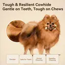 Blinkit Branch-Shaped Dog Chew Toy, Cowhide and Nylon Durable Stick Toy for Aggressive Chewers (17.7×7.3×3.3cm) image 4