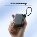 Toocki Batterie externe ultraplate à chargement rapide 10 000 mAh avec entrée/sortie USB-C, 22,5 W PD3.0 QC4+ image 3