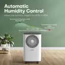CONOPU 12L/day Dehumidifier CSD08 - Auto Humidity Control, 24H Timer & Clothes Drying Mode, Energy-Efficient, Ideal for Apartments, Basements, Laundry Rooms. image 3