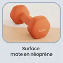 SONGMICSHOME  Lot de 2 haltères courts hexagonaux, entraînement de fitness et de musculation, orange image 5