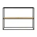 Interiors by Premier Console Table Depok Black/Rattan image 2