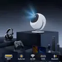XBJ 360° Portable Projector & Smart Projector, Full HD 1080P, 360 ...