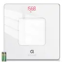 Arboleaf CS20H Digital Body Fat Scale, Precise Weight Measurement, Clear Digital Display (lb), High-Precision Sensor, Durable Tempered Glass Surface, Ideal for Home and Bathroom Use, White image 7