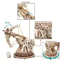 Robotime ROKR Siege Heavy Ballista 3D Wooden Puzzle Building Toys 21 x 18.5 x 19cm 1PC,Home decoration, bookshelf decoration,Craft Gifts for Adults and Teens,Educational toys image 4
