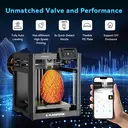 FLASHFORGE Adventurer 5M 3D-printer, max. 600 mm/s hoge printsnelheid, directe extruder van 280°C, afdrukformaat 220x220x220 mm image 1