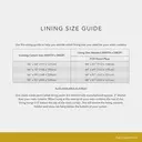 Furn Essentials Pencil Pleat Curtain Lining Blackout W:163xL:221cm for W:168xL:229cm Curtains image 6