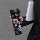 Goom Art Life Series Gobelet à fleurs noir - 600 ml image 2