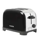 Haden Iver 2 Slice Toaster, Compact, Black Stainless Steel - 206503 image 1