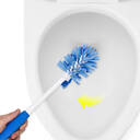 36cm Blue Hand Brush with 29mm Bristles and TPR Rubber Handle, Heavy-Duty Scrubbing image 1