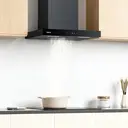 Ciarra Recirculation 60cm Extractor Hood, Wi-Fi & App Touch Control, 650 m³/h, Wall-Mount, 4-Speed with Booster, Black Aluminum Filters, Energy Class A+++ image 3