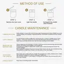 Zooly Bougie parfumée Amber Time - Eucalyptus (gris clair), 100 g, 1 pièce image 4