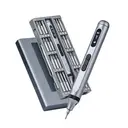 EasyWox Digital Electric Screwdriver Set | 350mAh Lithium Battery | 48 Common Bits | 90min Charging Time | Torque 0.3N.m (Electric) / 3.5N.m (Manual) | Aluminum Handle image 7