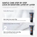 QUIYUM   New Year Gift Men's Skincare Set (12pcs) - Eye Cream 20g, Face Mask 25g×3, Day Cream 30g, Night Cream 30g, Beard Balm 30g, Beard Growth Oil 30ml, Facial Cleanser 50g, Scrub 50g, Beard Shampoo 60ml, with Beard Comb image 7