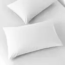 Paoletti Pillowcase Pair 100% Cotton 200TC White image 1