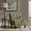 Accent Chair Lily Panelling Green image 6