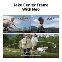 DJI Neo, Mini Drone with 4K UHD Camera for Adults, 135g Self Flying Drone that Follows You, Palm Takeoff, Subject Tracking, QuickShots, Stabilized Video, Built-In Propeller Guard (Controller-Free) image 4