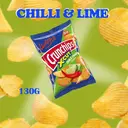 Lorenz Crunchips X-Cut Chilli & Lime 200g image 2