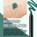 MISSLYN Waterproof Color Liner Crayon eyeliner waterproof - Teinte 141 Green Shimmer image 5
