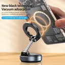 ATSHARK K007 Vacuum Magnetic Phone Holder, MagSafe Compatible Mobile Phone Mount with Strong Suction & Adjustable Angles, Foldable Magnetic Phone Stand for Car, Desk, Kitchen & Filming image 2