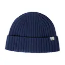 TOP-EX 100% Merino Wool Beanie Fleece Lined Hat Watch Cap for Cold Weather Winter Warm M/L Navy image 1