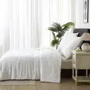 Meeallhome  Comforter Set  Soft Warm Tufted Neutral Bedding set 220*200cm/50*75cm*2  White image 1