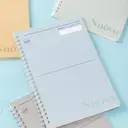 Deli Plan Color Series Lot de 4 carnets à spirale A5, papier ligné 70g/m² - 80 feuilles/160 pages image 8