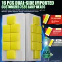 Bullvision :H7 Bulbs, 1:1 Size H7 Lights Bulb No Adapter Required 6000K White Fog Light, 10000LM Brighter  Plug and Play, Pack of 2 image 4