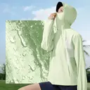 蕉下女士轻薄防泼水防晒衣（夹克款）TS01h-霜奶白-175/96A(XXL) image 2