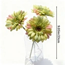 3Pcs 9.05in/23cm
Artificial Silk Gerbera Flowers Wedding Home verandahs Table Decor Fake Daisy Chrysanthemum Party Home Decoration(green) image 5