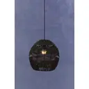 Interiors by Premier Pendant Light Jaya Woven Black image 1