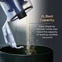 Tower Multi-Cyclonic Bagless Cylinder Vacuum Cleaner with Pet Tool, 700W, 2L Capacity, HEPA Filter - Rose Blush Gold, T102000BLGPETS image 6