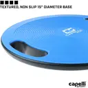 'Balance Board   Exercise Balance Stability Trainer Portable Balance Board with Handle for Workout Core Trainer Physical Therapy & Gym 15.7" Diameter No-Skid Surface image 6