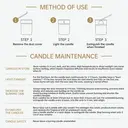 Zooly Bougie parfumée Amber Time - Noix de coco tropicale et citron vert (Vert), 100 g, 1 pièce image 4