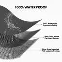 Meoky Sac à dos isotherme pour déjeuner - Noir et Gris image 2