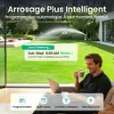 [Limitiertes Angebot, Kostenloser Lieferung am nächsten Tag] Aiper IrriSense 2 Smartes Bewässerungssystem, 3-in-1 Multi-Zonen-Bewässerungsgerät mit App-Steuerung, Intelligenter Zeitplanung und Regensensor für Rasenflächen bis zu 445 ㎡ image 6