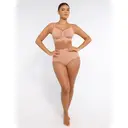 Feelingirl Best-Selling Everyday Seamless Comfortable Wireless Ruched bust Anti-Sag Bra Unlined Soft Bra for Women XXL Dark Skin, Couple Gift Perfect Gift image 5