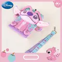 1pc Disney Angle Plush Lanyard Card Holder Officially Licensed Cute Soft Plush ID Case with Themed Lanyard Movies Anime Peripheral Stitch Themed Accessory Gift for Phone image 4