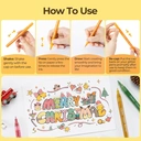 Ohuhu 12 Colour Glitter Metallic Shimmer Marker Pens, Fine Point, Water-based Ink for Crafts & Art Projects image 4