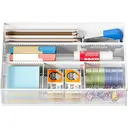 Senhoglb Panier organisateur pour tiroir en maille, blanc, Offre annuelle, Meilleurs choix cadeaux image 2