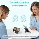 Anker batterie externe 10000 mAh magnétique avec câble USB-C intégré, noir image 3