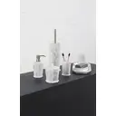 Maison by Premier Grey Marble Effect Towel Tray, Guest Towel Tray With Raised Sides, Cut Corner Polyresin Hand Towel Tray image 3