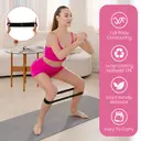 Good Nite Resistance Bands for Women and Men, 5 Different Levels of Resistance Exercise Bands for Yoga, Pilates - Include Carry Bag - for Hand, Hip and Leg Training image 2