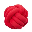 MEROPE, Coussin-ballon à nœuds polyester/élasthanne, 28 cm, rouge, 1 pack image 1