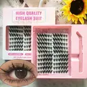 MeoMagic - Kit de faux cils précollés avec pinces à épiler, 10 lignes - WM26 image 0