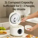 ochama Rice Cooker Small - 2L Electric Rice Cooker, Multi-functional Cooker, Porridge Pot, Rice Cooking Pot - For Home Use (2-3 People) image 2