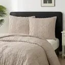 Meeallhome  Comforter Set  Tufted Comforter Set 200*200cm/50*75cm*2    khaki image 3