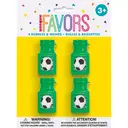 Unique Football Party Mini Bubble Bottles, 4 pack image 1