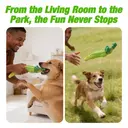 Blinkit Medium and Large Dog Bite Resistant Interactive Chewing Toy Natural Rubber Nylon Double Layer Structure Suitable for Fetch Training Outdoor Play NL01038 image 4