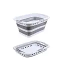 JORDAN&JUDY 45L Mesh Foldable Storage Basket with Triple Handles, Easy to Carry & Store image 0